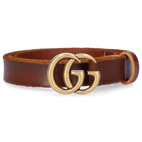 gucci gg leather belt brown|brown gucci belt women's.